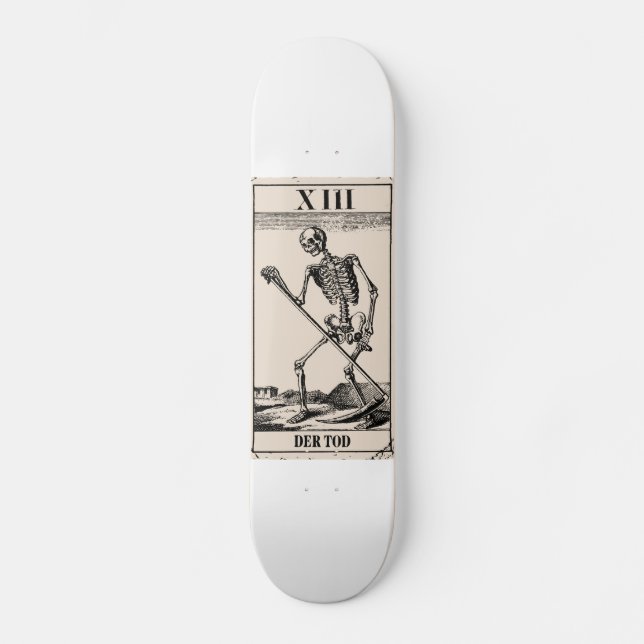 Skate A morte, Death tarot Card/ (Frente)