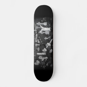 Skate À noite no cemitério - Anjo com o Diabo