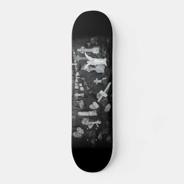 Skate À noite no cemitério - Anjo com o Diabo (Frente)