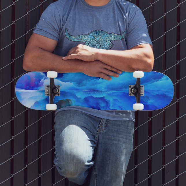 Skate A nuvem abstrato do SlipperyJoe trabalho de arte c (Ao ar livre 3)