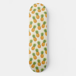 Skate Abacaxis em Aquarela