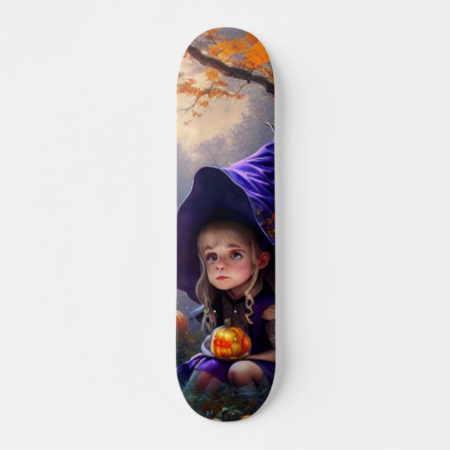Skate abóbora/capricho/Halloween/desenho animado (Frente)