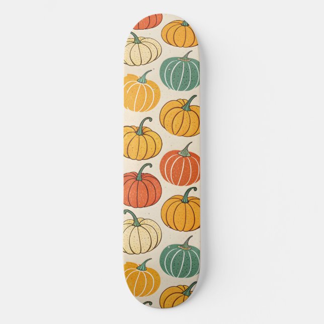 Skate Abóboras de Halloween (Frente)