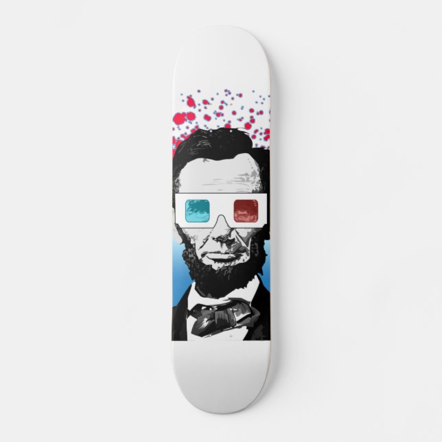 Skate Abraham Lincoln - 3D (Frente)