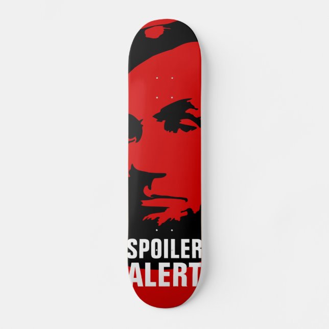 Skate Abraham Lincoln Spoiler Vermelho Alerta (Frente)