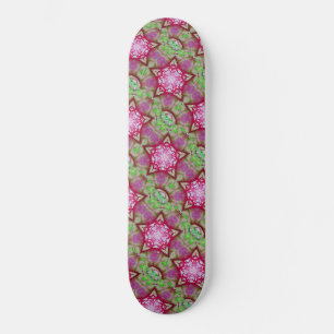 SKATE ABSTRACT BLUE PINK PURPLE STARS