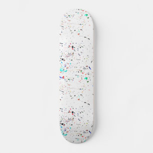 Skate Abstrato Art Paint Splashes Spothes