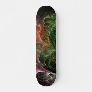 Skate Abstrato Art Space Fire