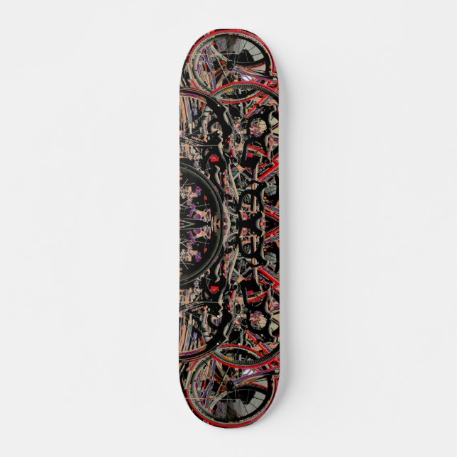 Skate Abstrato Bikes (Frente)