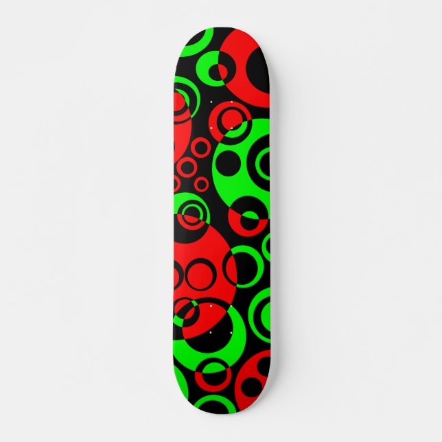 Skate Abstrato Bubbles 01 - V2 - Retroativo (Frente)