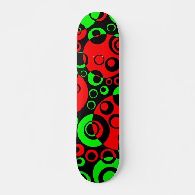 Skate Abstrato Bubbles 02 - V2 - Retroativo (Frente)