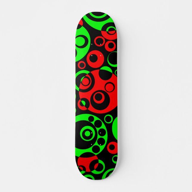 Skate Abstrato Bubbles 03 - V2 - Retroativo (Frente)