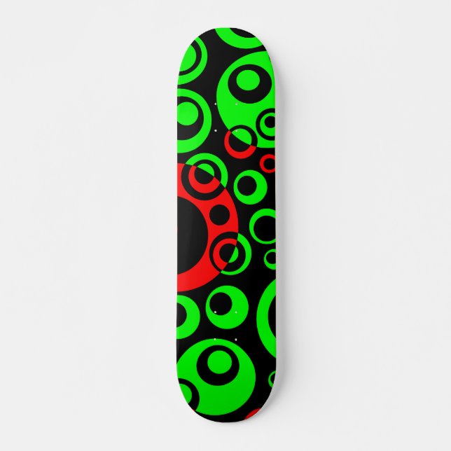 Skate Abstrato Bubbles 04 - V2 - Retroativo (Frente)