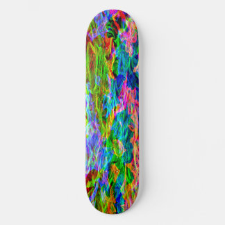 Skate Abstrato de arco-íris brilhante