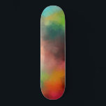 Skate Abstrato de arte colorida com Modelo personalizado<br><div class="desc">Tabuleiro de Abstratos Vermelho Azul Verde Azul,  Cor-de-rosa,  Modelo Vazio,   personalizado</div>