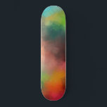 Skate Abstrato de arte colorida com Modelo personalizado<br><div class="desc">Tabuleiro de Abstratos Vermelho Azul Verde Azul,  Cor-de-rosa,  Modelo Vazio,   personalizado</div>