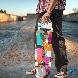 Skate Abstrato de Brushaft vibrante - ao vivo para camin