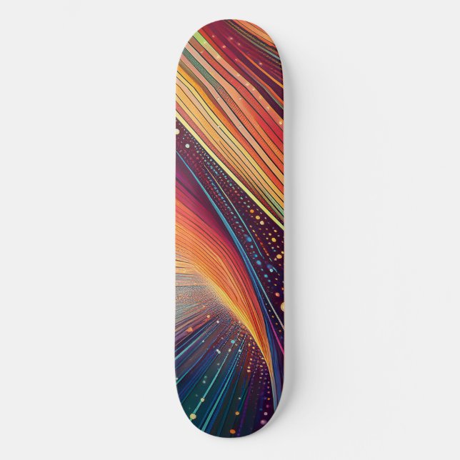 Skate Abstrato de redemoinho (Frente)