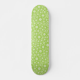 Skate Abstrato de roda de estrelas - verde marciano em b