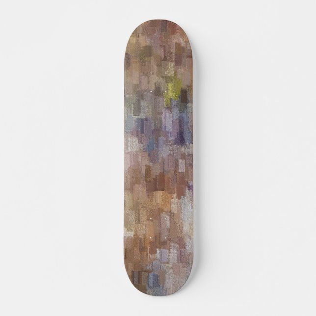 Skate Abstrato de tijolo queda de inverno (Frente)