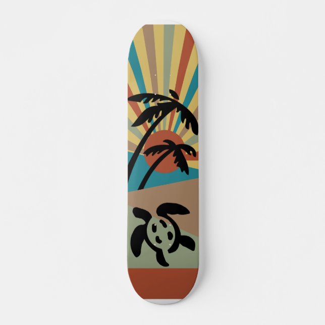 Skate abstrato do Seascape (Frente)
