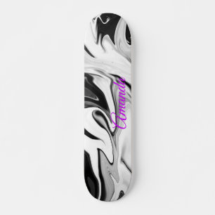 Skate Abstrato elegante retro cores