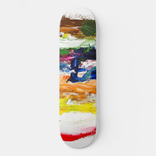 Skate Abstrato Expressão de figuras humanas em movimento
