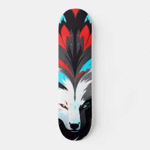 Skate Abstrato Fox Face