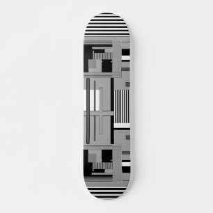 Skate Abstrato geométrico de néon brilhante