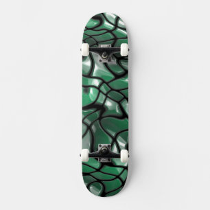 Skate Abstrato Green Gems