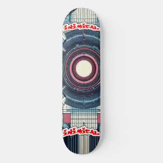 Skate Abstrato Japonês Minamlist Futurística Inimitada