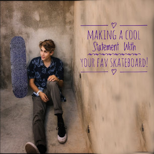 Skate Abstrato Jungle-Blue