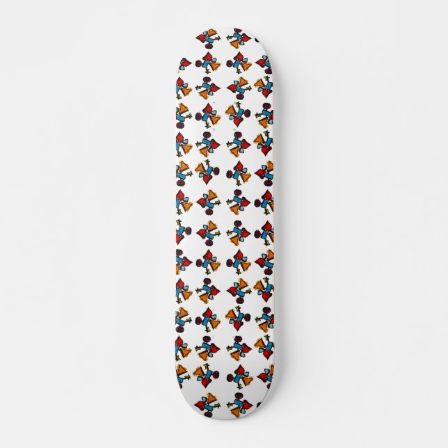 Skate Abstrato Kaleidoscope Impressão de padrão (Frente)