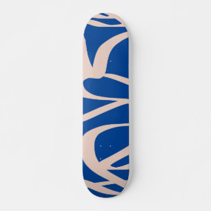 Skate Abstrato linha azul