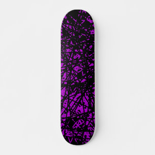 Skate Abstrato Linhas - Roxo