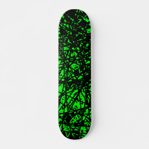 Skate Abstrato Linhas - Verde