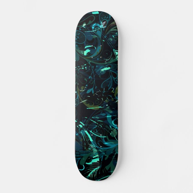 Skate Abstrato Mandala 3 (Frente)
