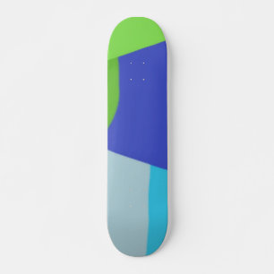Skate abstrato moderna colorida