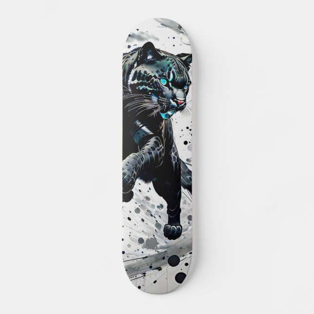 Skate Abstrato Panther (Frente)
