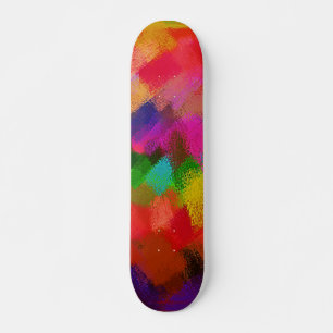 Skate Abstrato pintura de cores nº 3