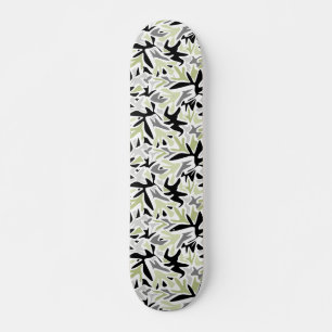 Skate Abstrato, Preto e Verde, Juventude, Moderno, Criat