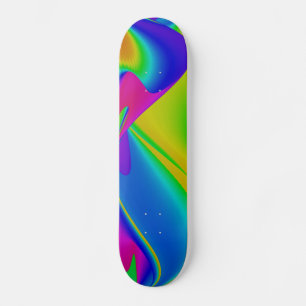 Skate Abstrato Rainbow