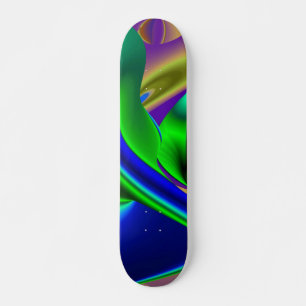 Skate Abstrato Rainbow