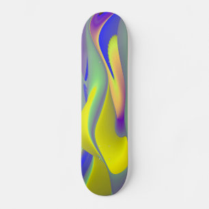 Skate Abstrato Rainbow