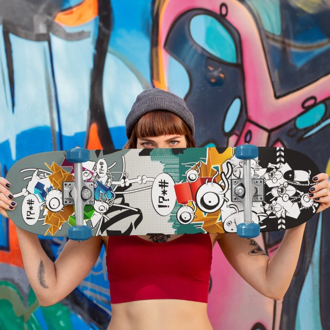 Skate Abstrato Realms da Selva Concreta (Criador carregado)