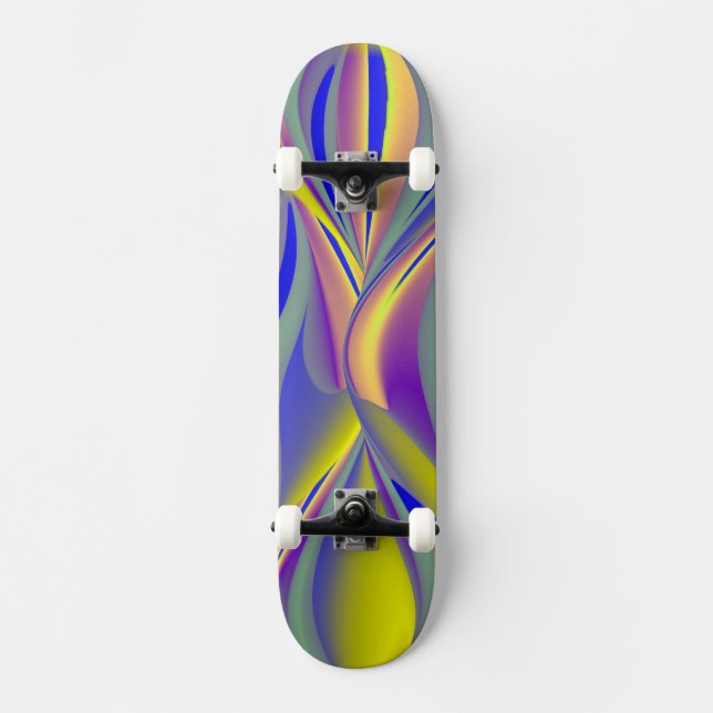 Skate Abstrato Regenbogen Augen (Frente)