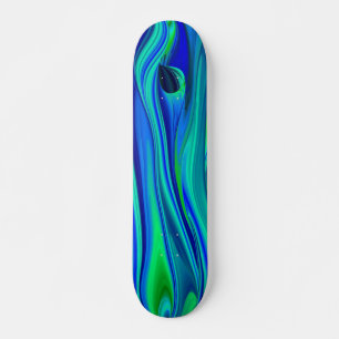 Skate Abstrato regenbogen em grün lila blau