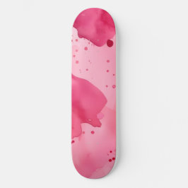 Skate Abstrato Rosa sobre Rosa
