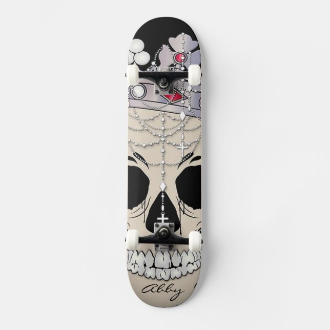 Skate Abstrato Skull (Frente)