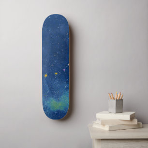 Skate Abstrato starry sky 
